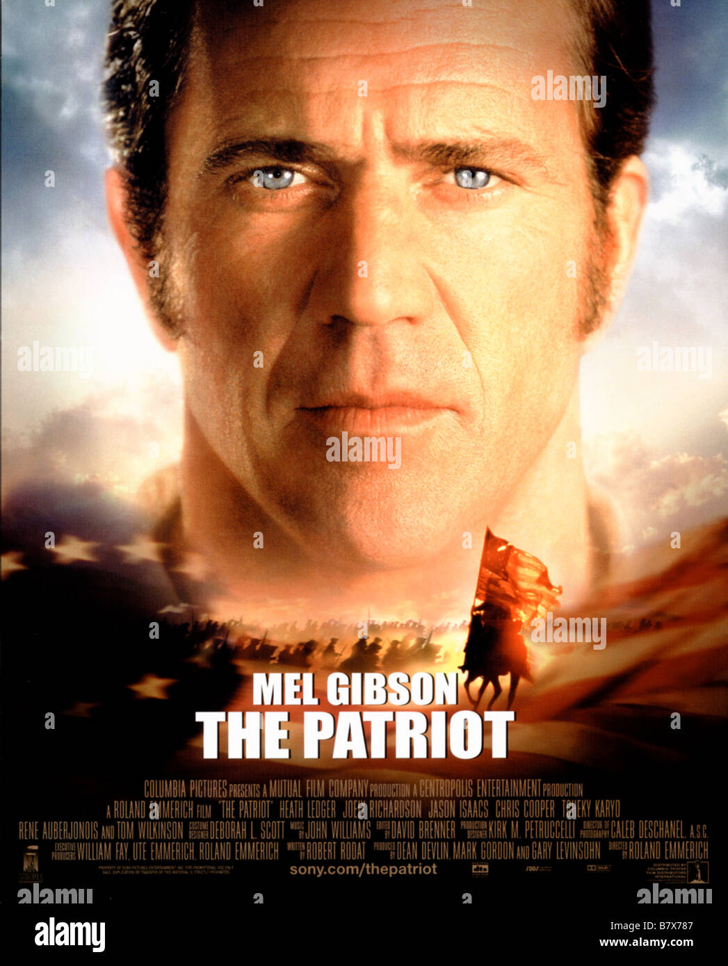 The Patriot Year 2000 USA Mel Gibson affiche, poster Director Roland