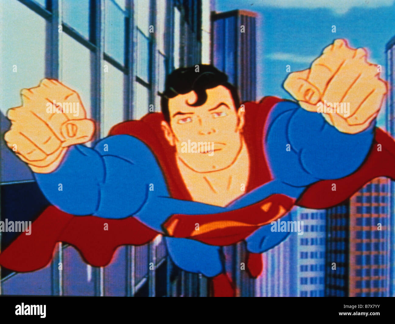 Superman  Year: animation -  Superman  Year: TV Series 1996-2000 USA animation  Director: Hiroyuki Aoyama Curt Geda Stock Photo