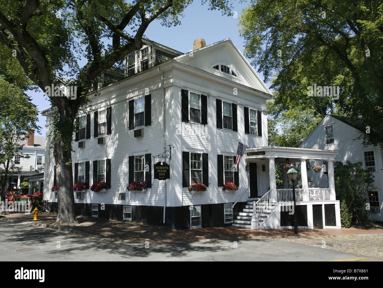 Roberts House Inn, Nantucket Town, Massachusetts, USA Stock Photo