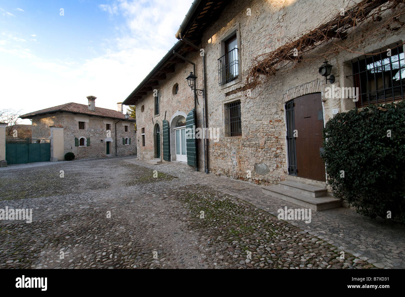 The medieval village of Strassoldo, Italy Stock Photo - Alamy