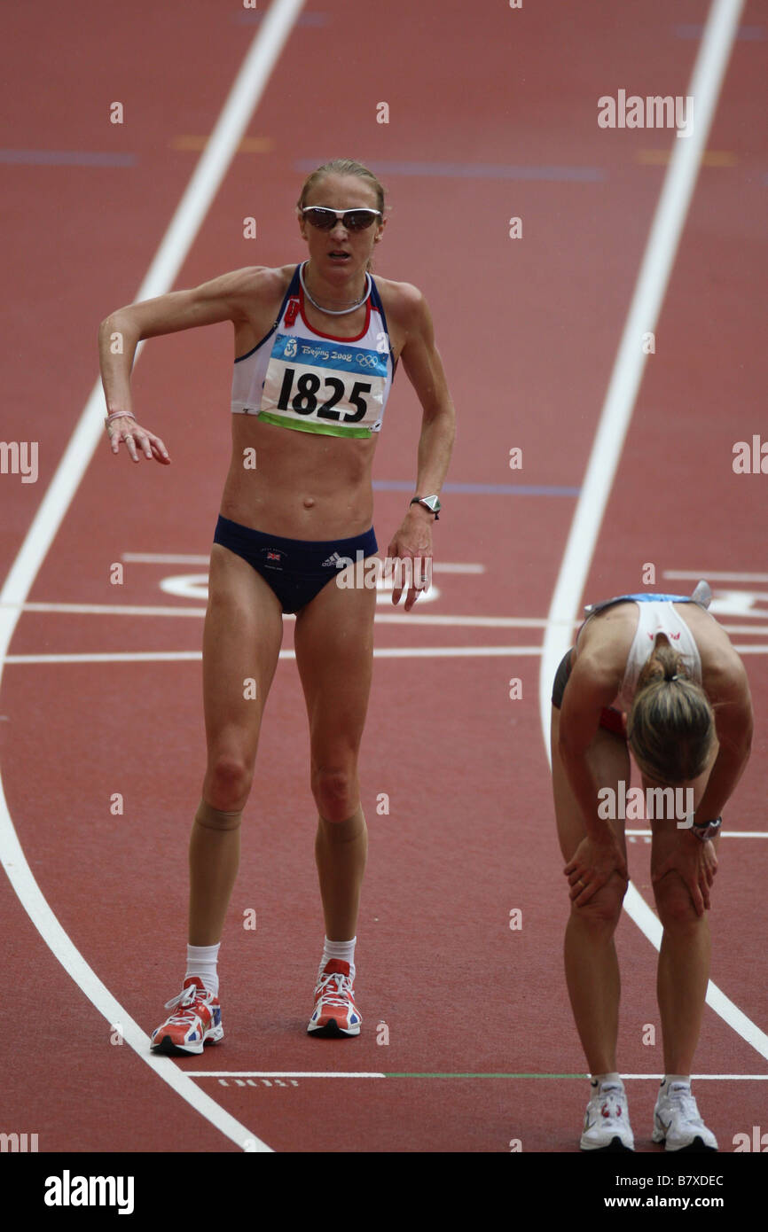 RADCLIFFE Paula GBR AUGUST 17 2008 Athletics after the Womens Marathon at the National Stadium on Day 9 of the Beijing 2008 Olympic Games on August 17 2008 in Beijing China Photo by Koji Aoki AFLO SPORT 0008 Stock Photo