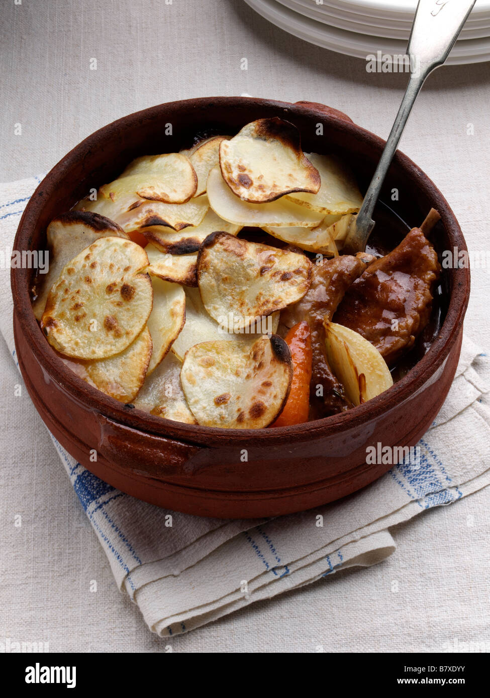 Traditional Lancashire hotpot Stock Photo Alamy