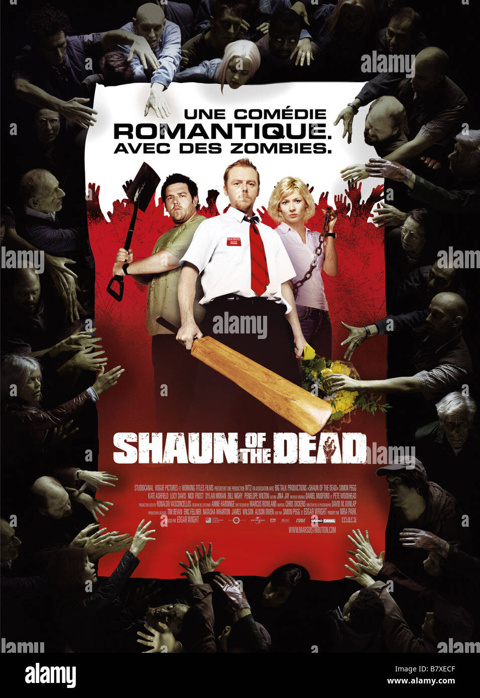 Shaun of the dead Shaun of the dead Year 2004 UK Affiche , Poster