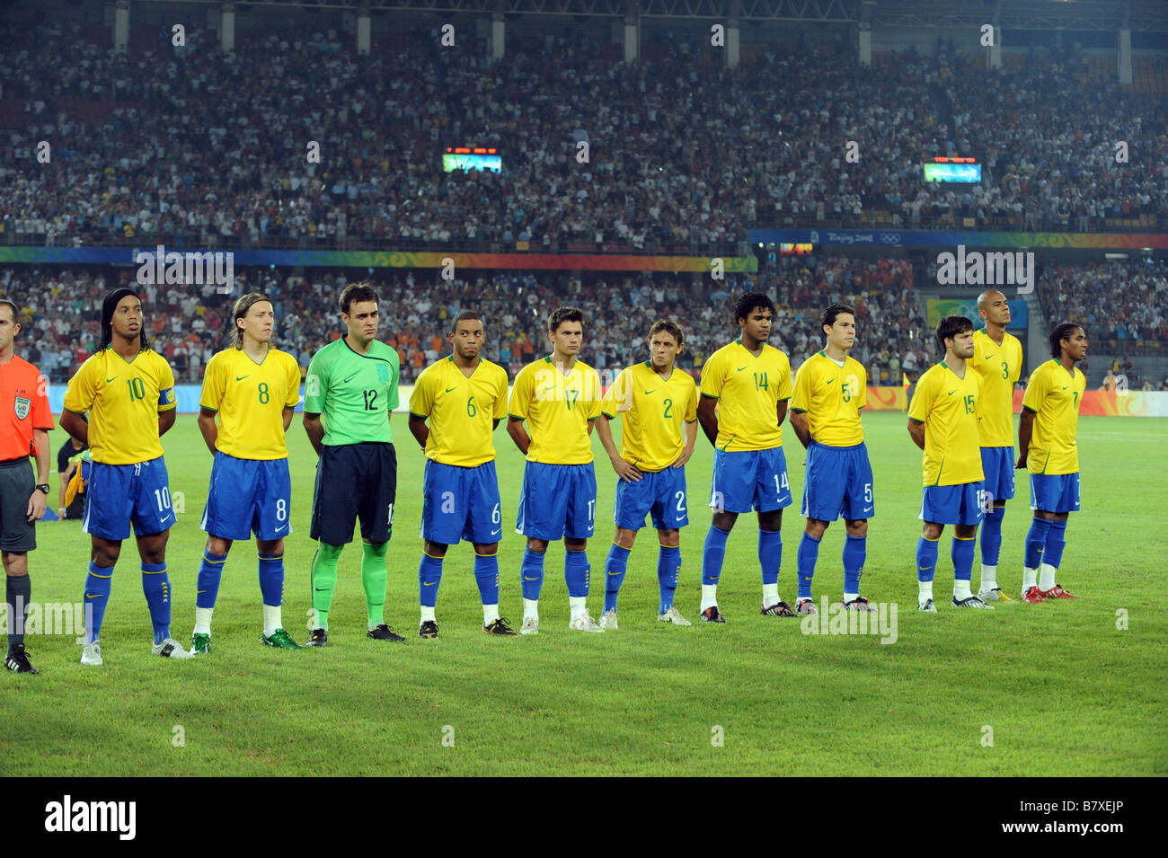 Brazil team group hi-res stock photography and images - Alamy