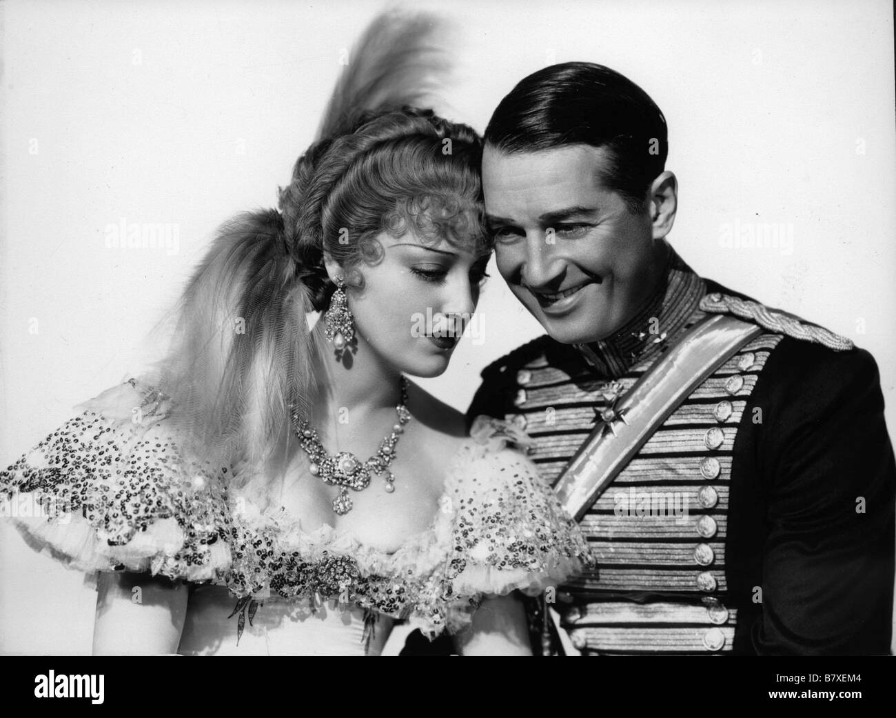 The Merry Widow Year: 1934 USA Maurice Chevalier, Jeanette MacDonald  Director: Ernst Lubitsch Stock Photo