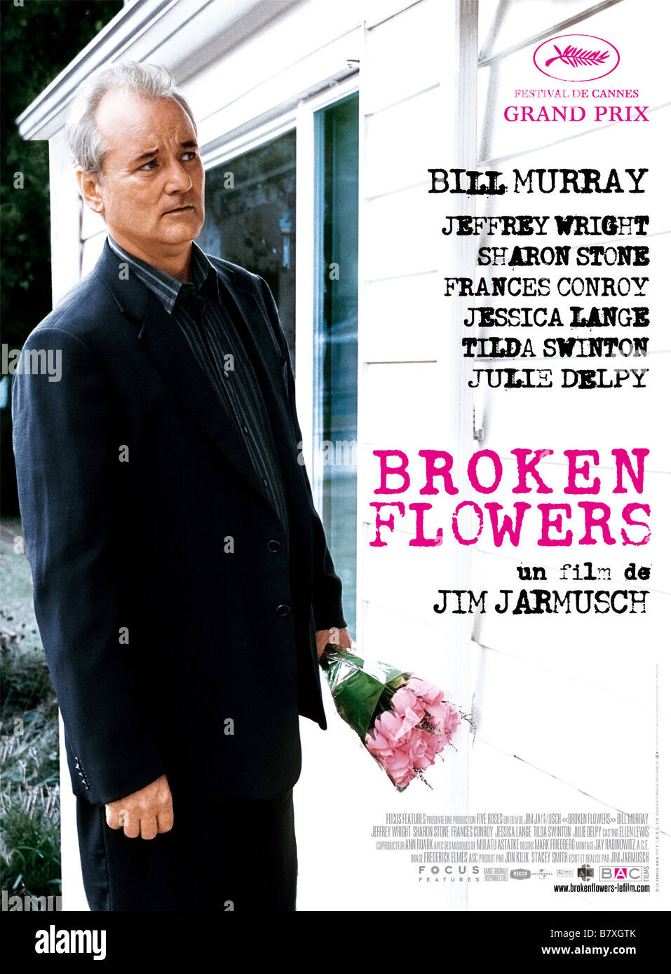 Broken Flowers  Year: 2005 USA Bill Murray  Director: Jim Jarmusch Movie poster Stock Photo