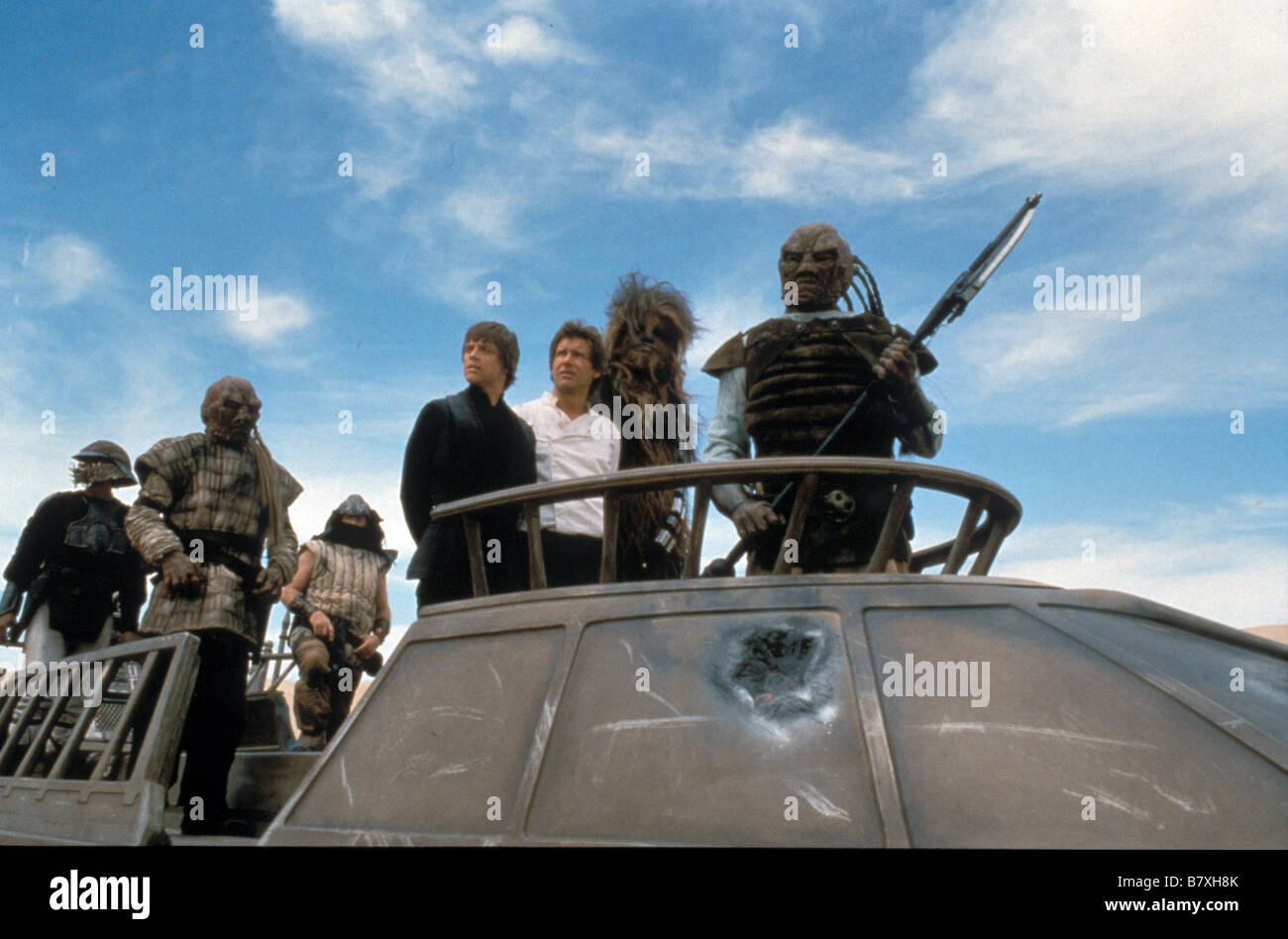 Star Wars: Episode VI, Return of the Jedi  Year : 1983 USA Mark Hamill, Harrison Ford, Peter Mayhew,  Director: Richard Marquand Stock Photo