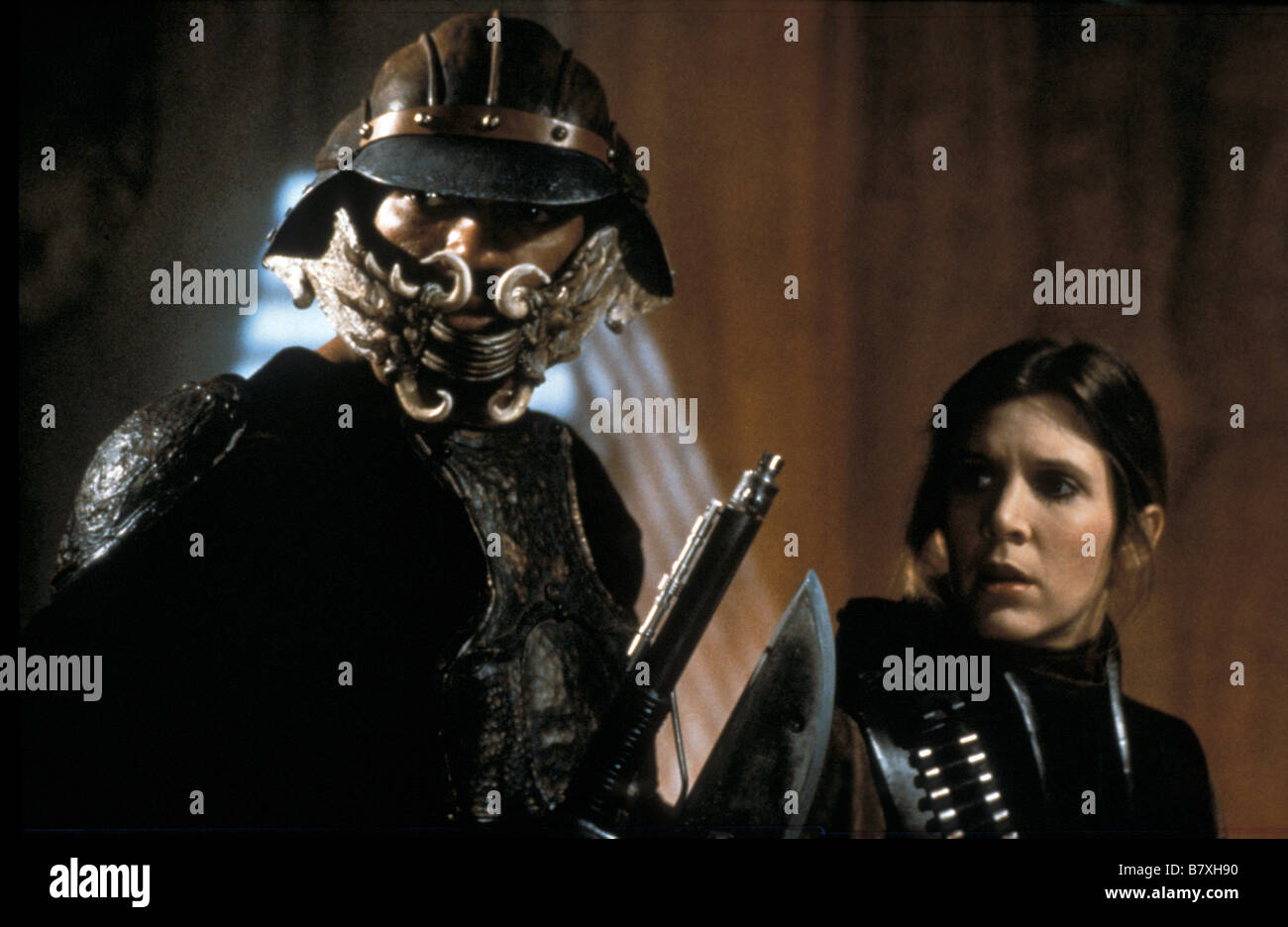 Star Wars: Episode VI, Return of the Jedi  Year : 1983 USA  Billy Dee Williams, Carrie Fisher  Director: Richard Marquand Stock Photo