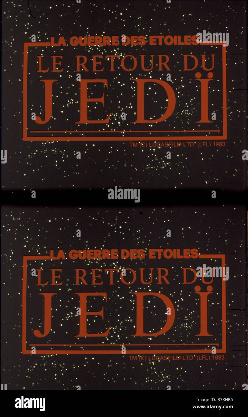 Star Wars: Episode VI, Return of the Jedi  Year: 1983  USA Director: Richard Marquand Stock Photo