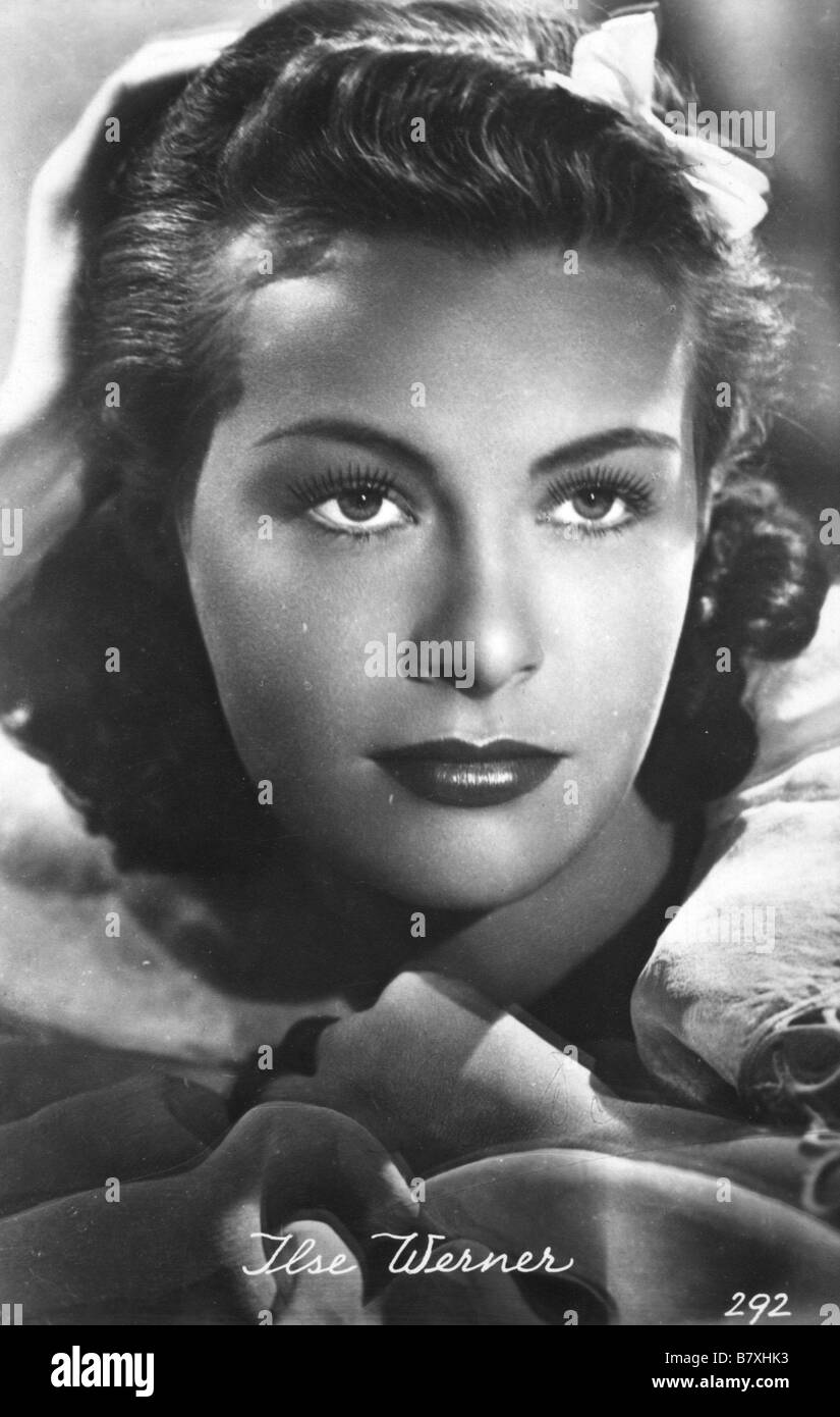 Ilse Werner Ilse Werner Ilse Werner Stock Photo Alamy