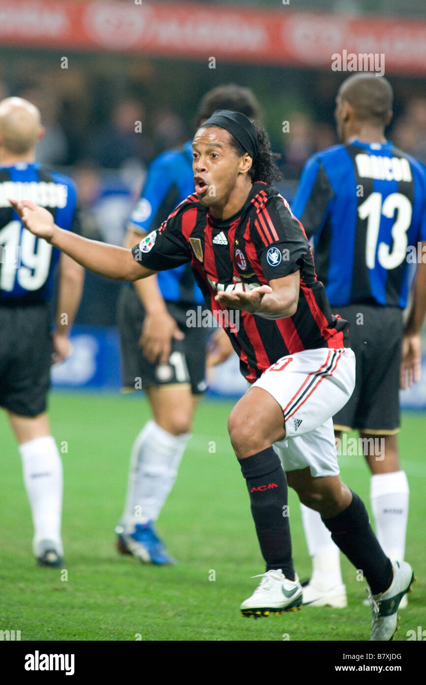 Ronaldinho Milan SEPTEMBER 28 2008 Football Ronaldinho of AC Milan
