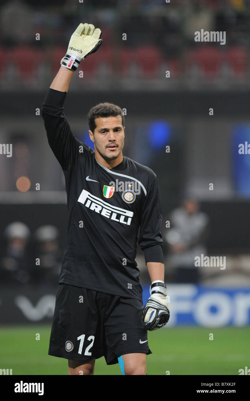 Julio cesar inter hires stock photography