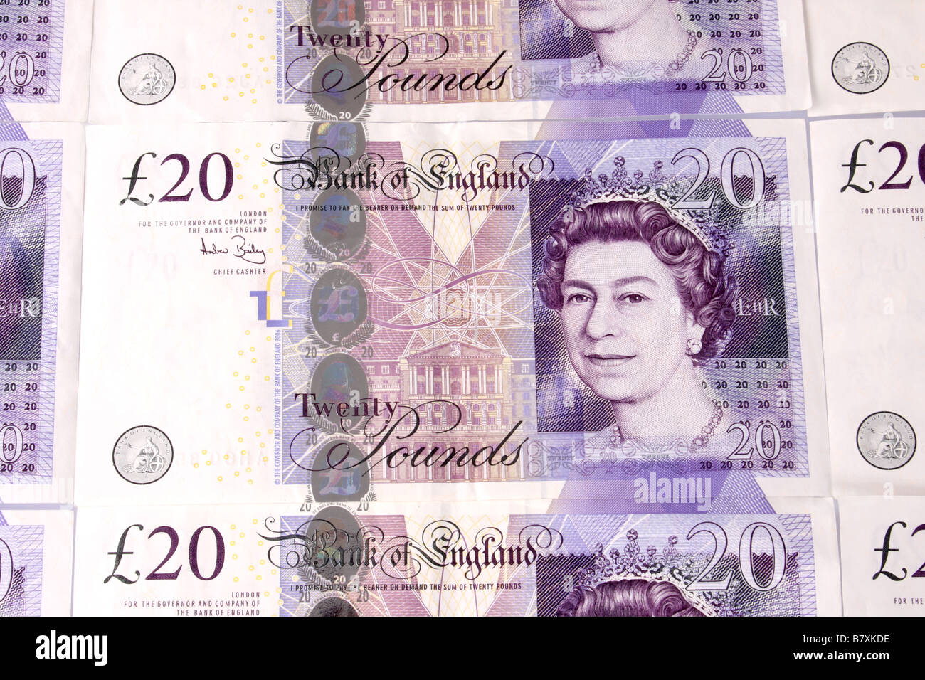 British English Twenty Pound Notes High Resolution Stock Photography And Images Alamy