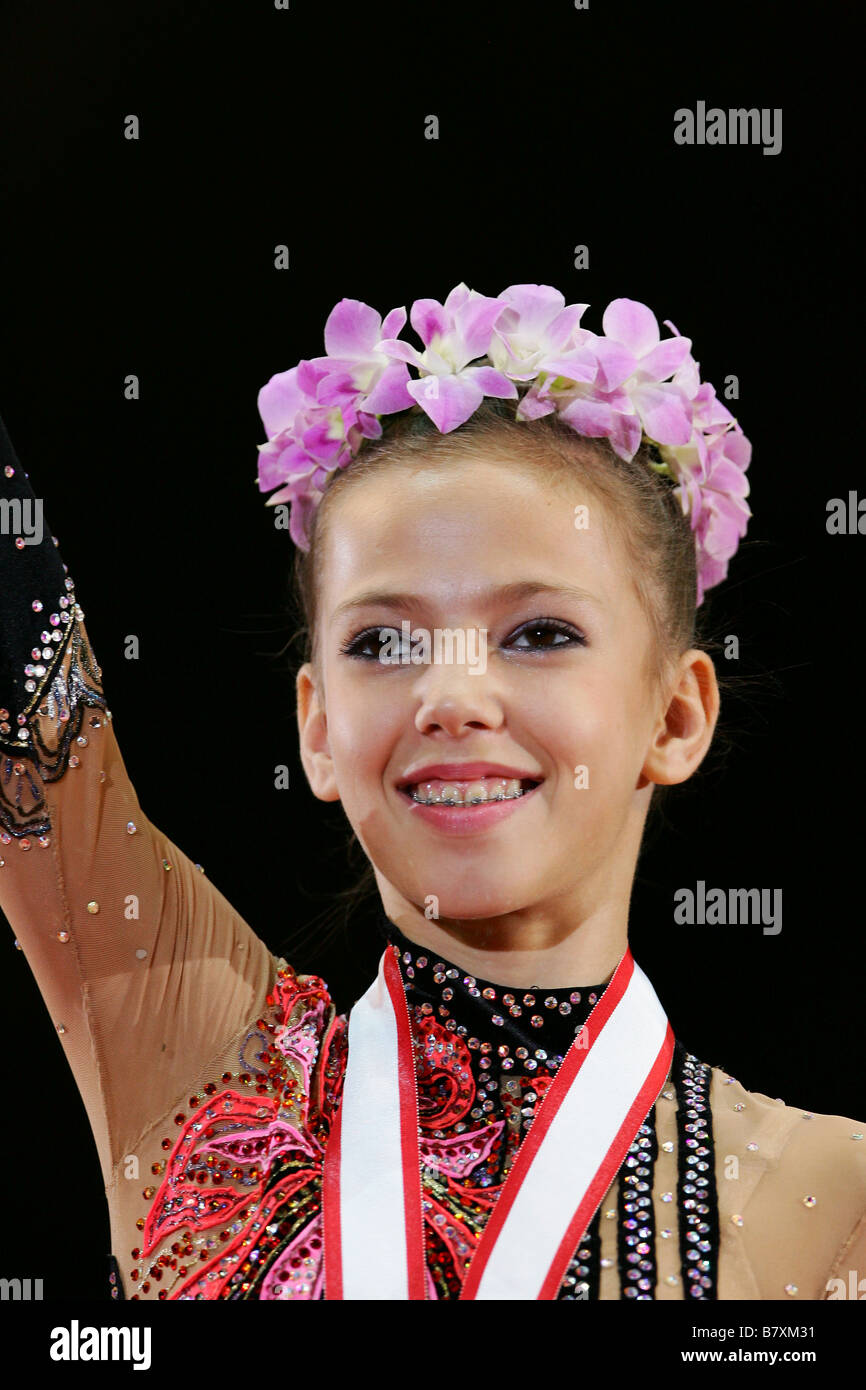 Daria Dmitrieva RUS OCTOBER 12 2008 Rhythmic Gymnastics AEON CUP 2008 ...