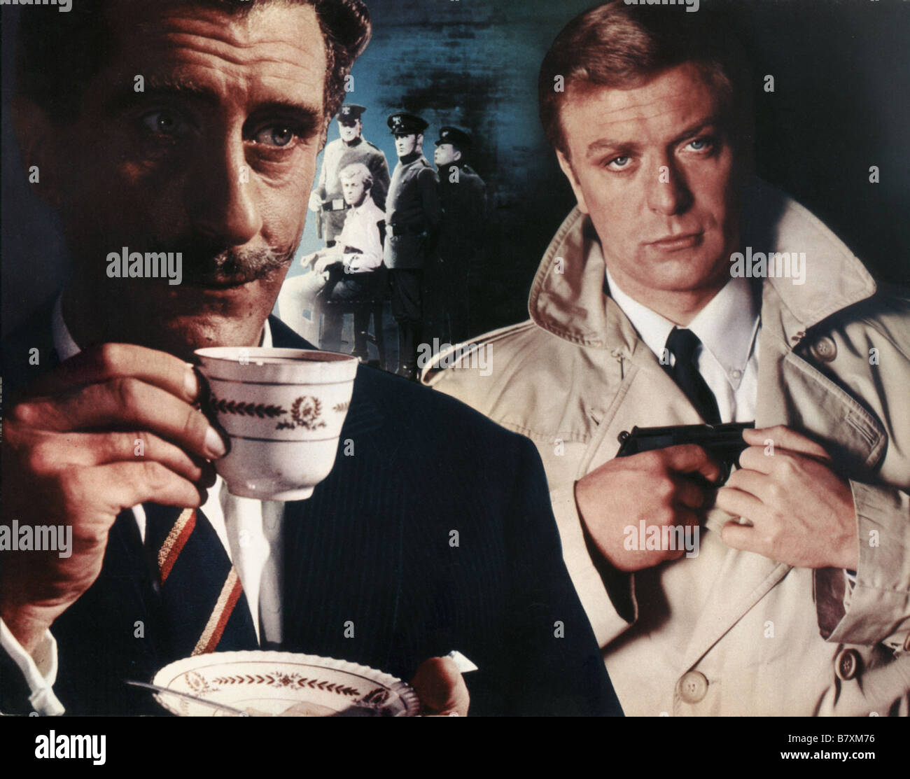 The Ipcress File  Year: 1965 - UK Nigel Green , Michael Caine  Director: Sidney J. Furie Stock Photo