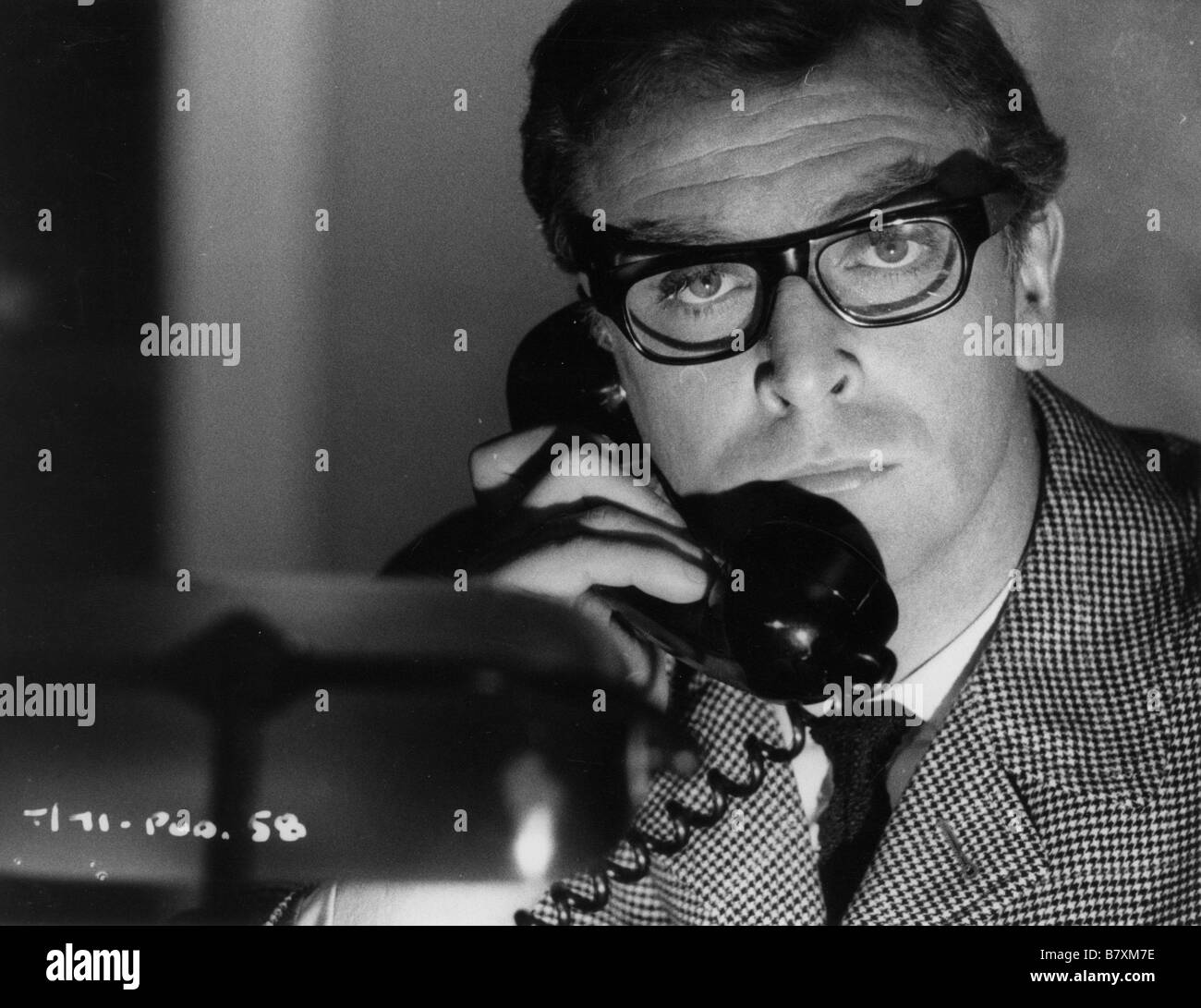 The Ipcress File  Year: 1965 - UK Michael Caine  Director: Sidney J. Furie Stock Photo