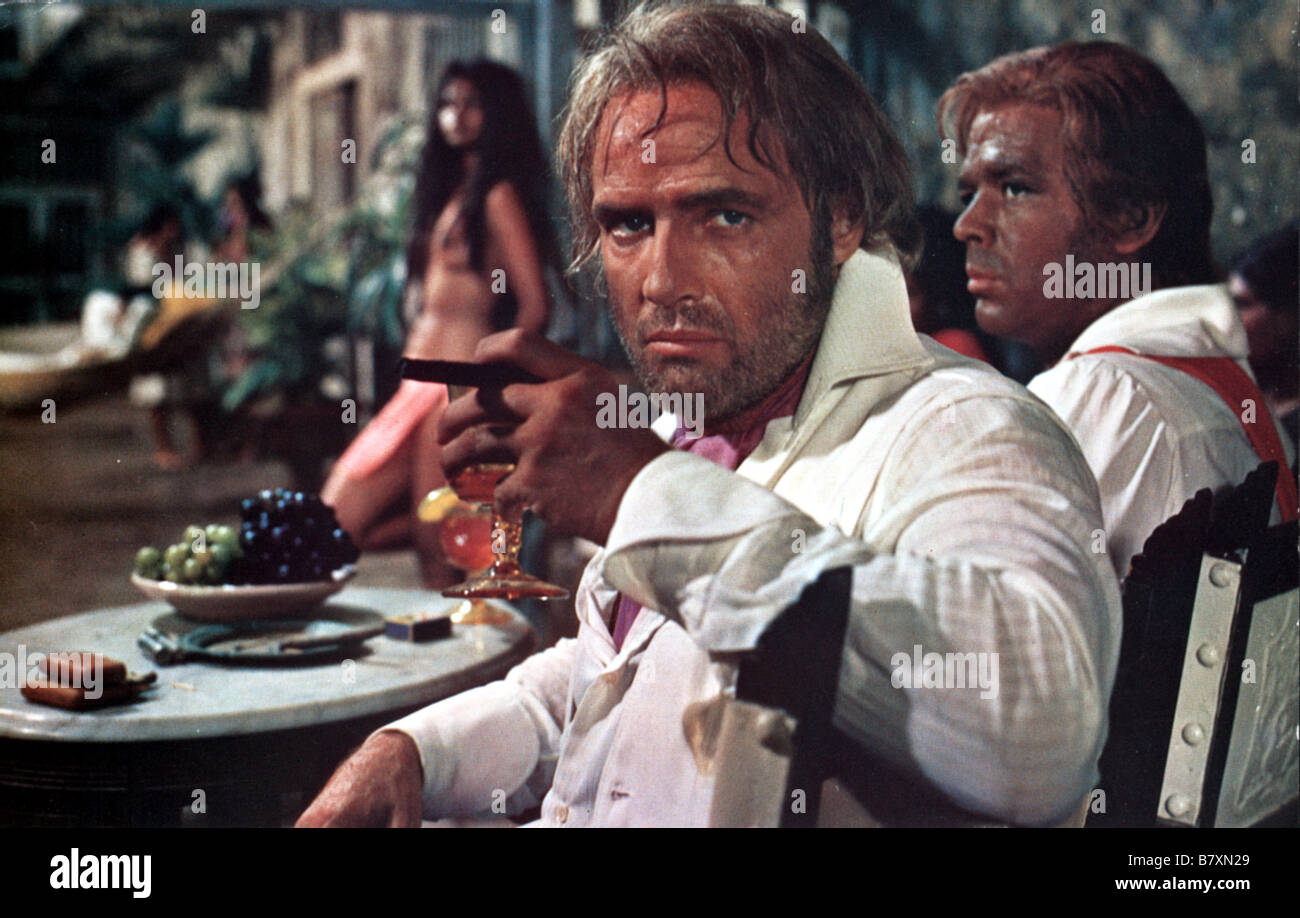 Queimada  Year: 1969 - Italy Marlon Brando , Renato Salvatori  Director: Gillo Pontecorvo Stock Photo