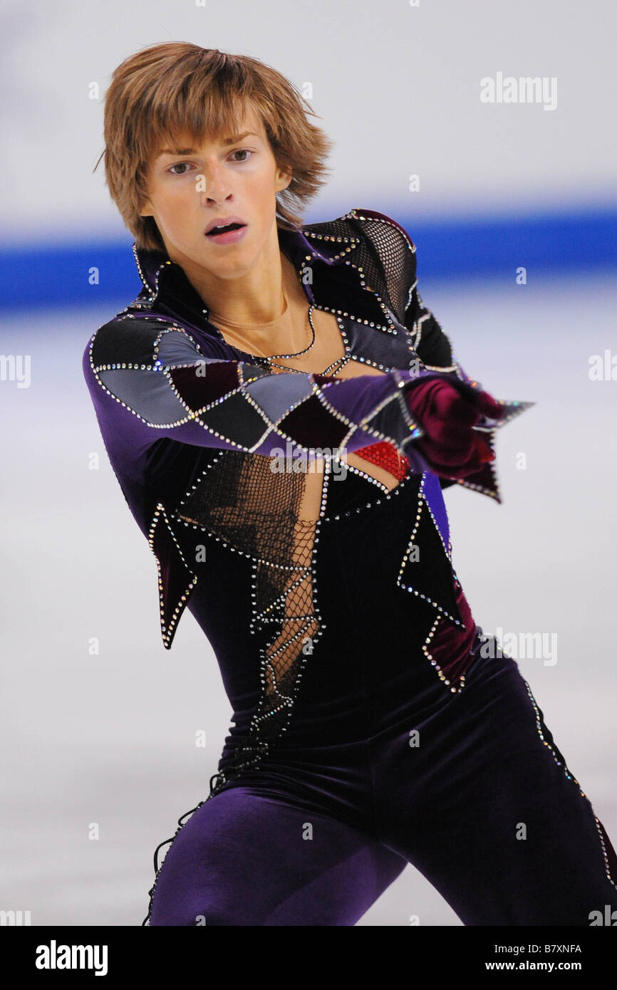 Adam Rippon USA OCTOBER 25 2008 Figure Skating ISU Grand Prix of Figure