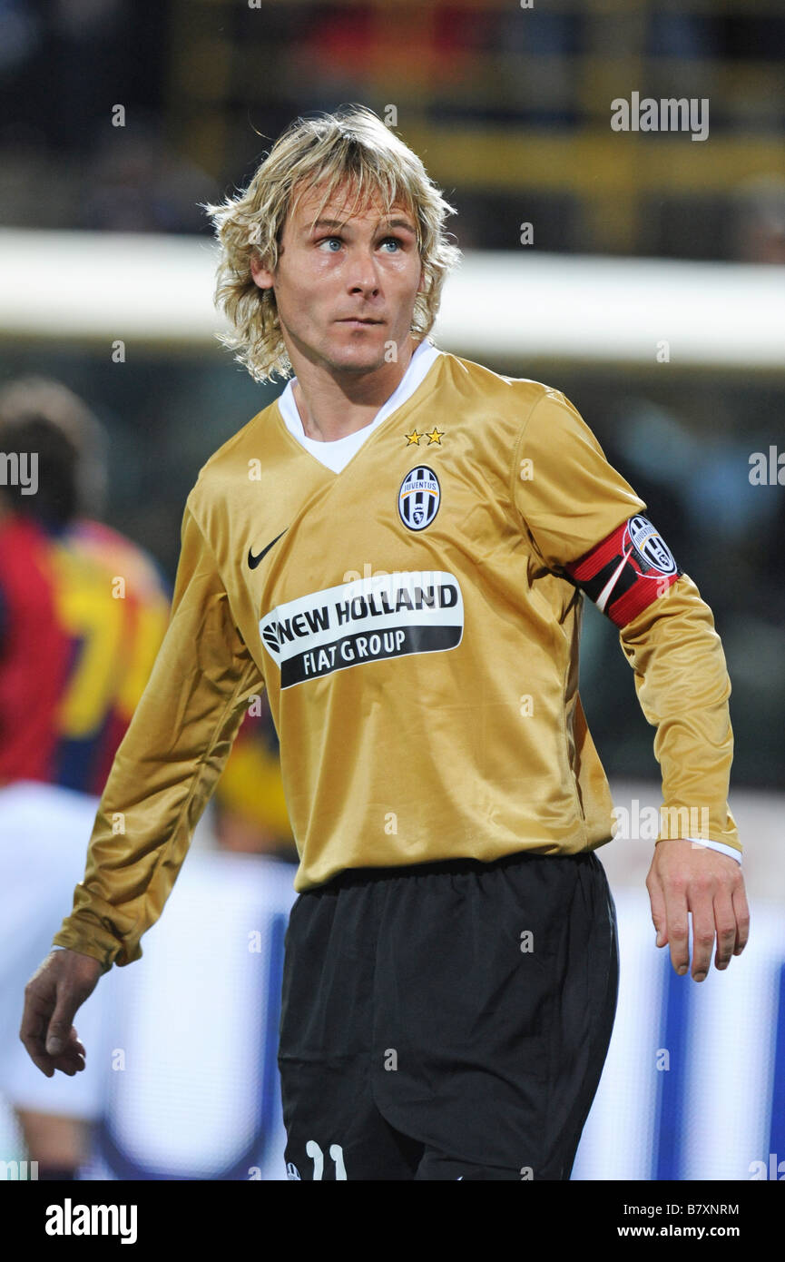 Pavel Nedved Juventus OCTOBER 29 2008 Football Italian Serie A match  between Bologna and Juventus at Renato Dall ara Stadium in Stock Photo -  Alamy