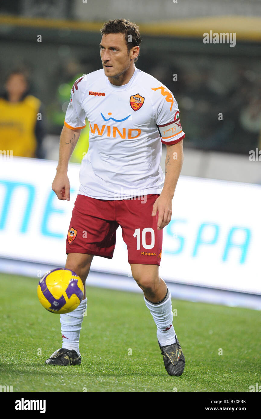 Francesco Totti Roma NOVEMBER 8 2008 Football Italian Serie A match between Bologna and AS Roma at the Stadio Dall Ara in Bologna Italy Photo by Enrico Calderoni AFLO SPORT 0391 Stock Photo