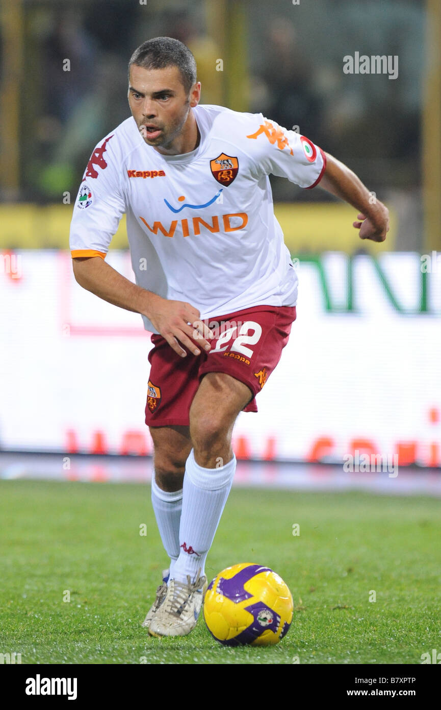 Roma Max Tonetto Roma Dribble Dribbling Athlete Athletic Professional Italy Serie A Stock Photo
