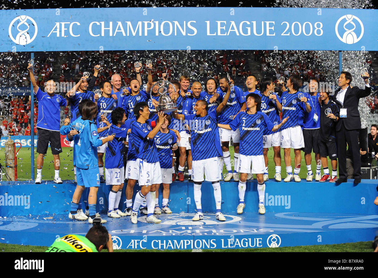 Gamba Osaka Team Group NOVEMBER 12 2008 Football AFC Champions League 2008  Final 2nd Leg match