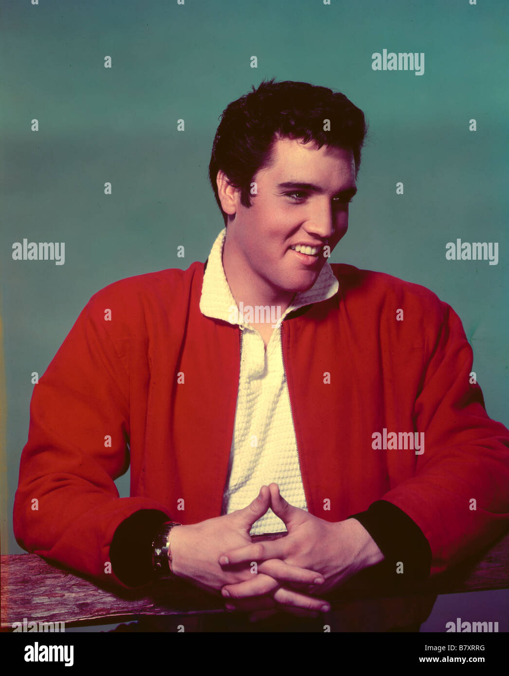 Elvis Presley a American singer and actor Stock Photo