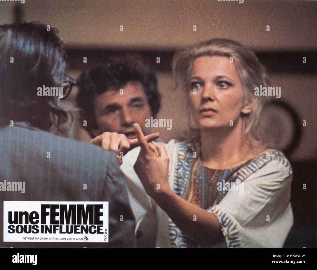A Woman Under the Influence Year: 1974 USA Peter Falk, Gena Rowlands  Director: John Cassavetes Stock Photo - Alamy
