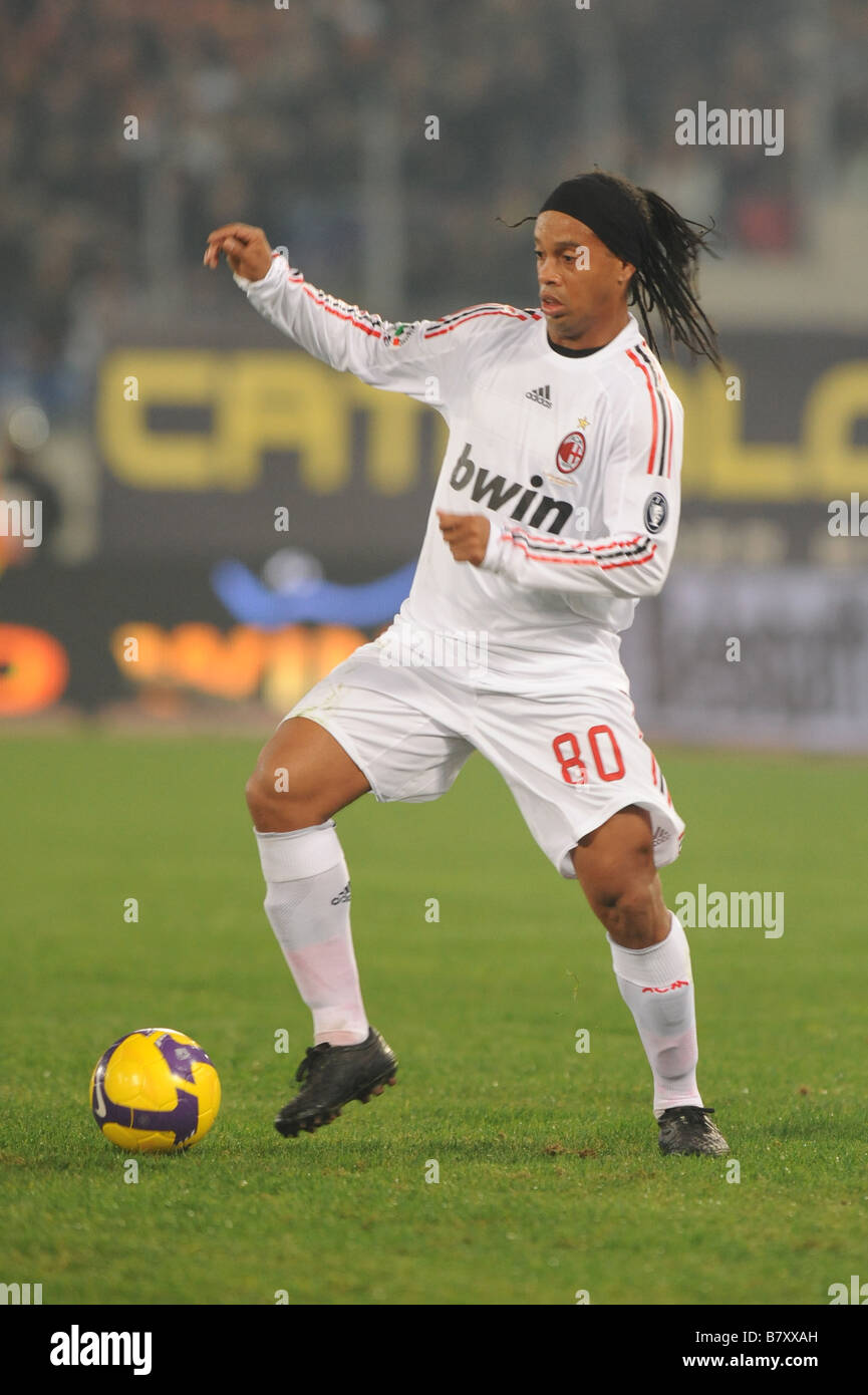 Ronaldinho Milan JANUARY 11 2009 Football Italian Serie A Match Between ronaldinho-milan-january-11-2009-football-italian-serie-a-match-between