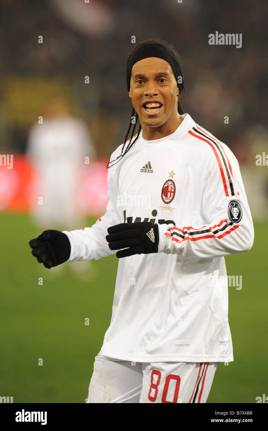 Ronaldinho Milan January 11 2009 Football Italian Serie A Match Between As Roma And Ac Milan At Stadio Olimpico In Roma Italy Photo By Enrico Calderoni Aflo Sport 0391 Stock Photo Alamy