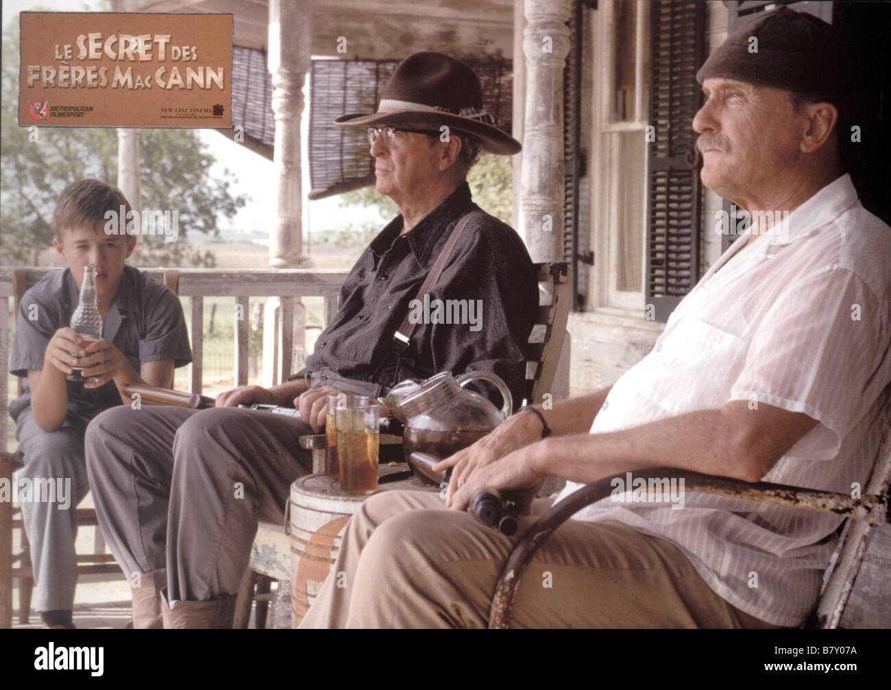 Schauspieler MICHAEL CAINE als Garth und ROBERT DUVALL als Knotenpunkt im Secondhand  Lions Stockfotografie - Alamy