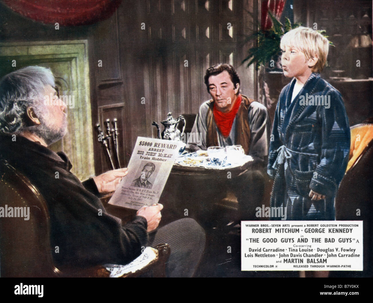 Un homme fait la loi Good Guys and the Bad Guys, The  Year: 1969 USA Robert Mitchum  Director: Burt Kennedy Stock Photo