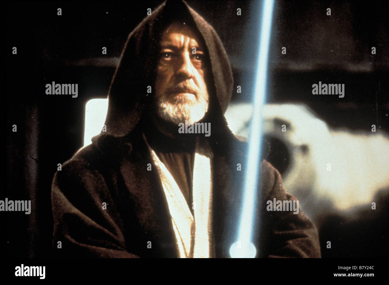 Star Wars: Episode IV - A New Hope Year: 1977 USA Director: George Lucas Alec Guinness Stock Photo