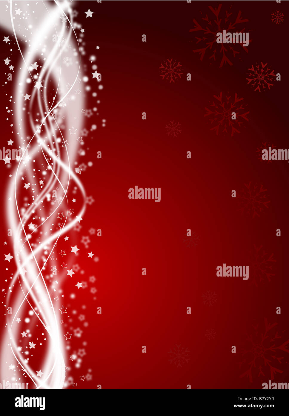 Background of snowflakes and stars Stock Photo - Alamy