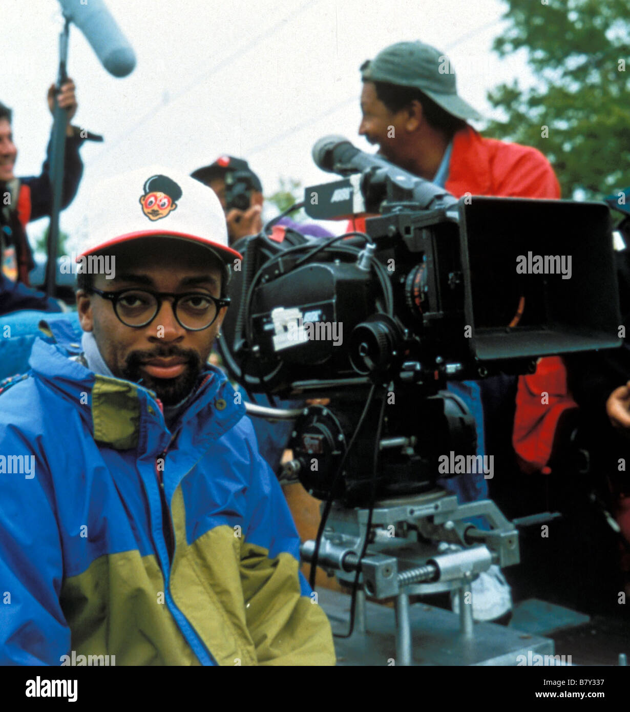 Spike Lee Spike Lee Spike Lee tournage on the set Crooklyn Year: 1994