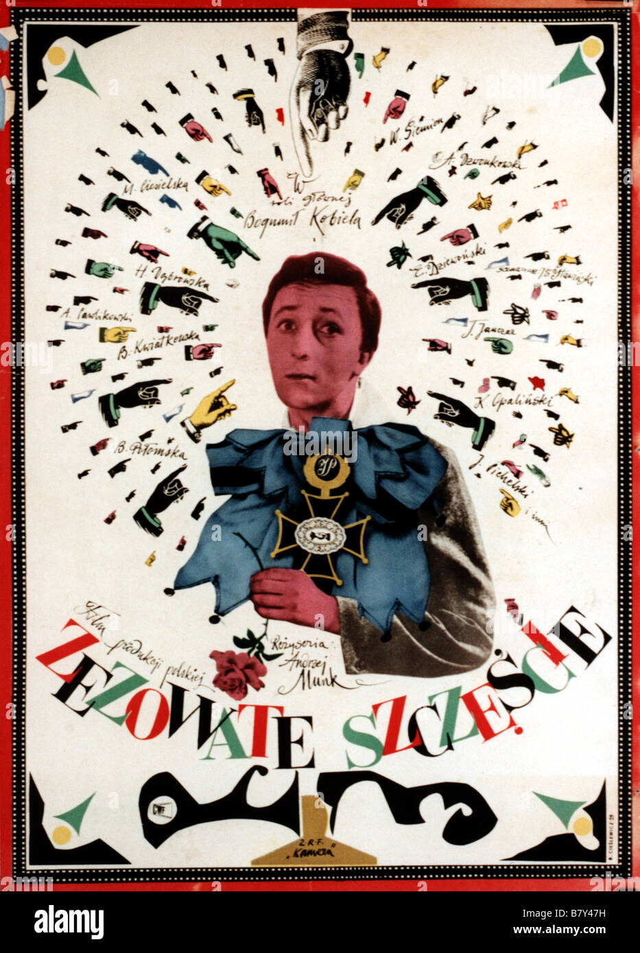 de la veine à revendre Zezowate szczescie  Year: 1960 - poland affiche polonaise, poster  Director: Andrzej Munk Stock Photo