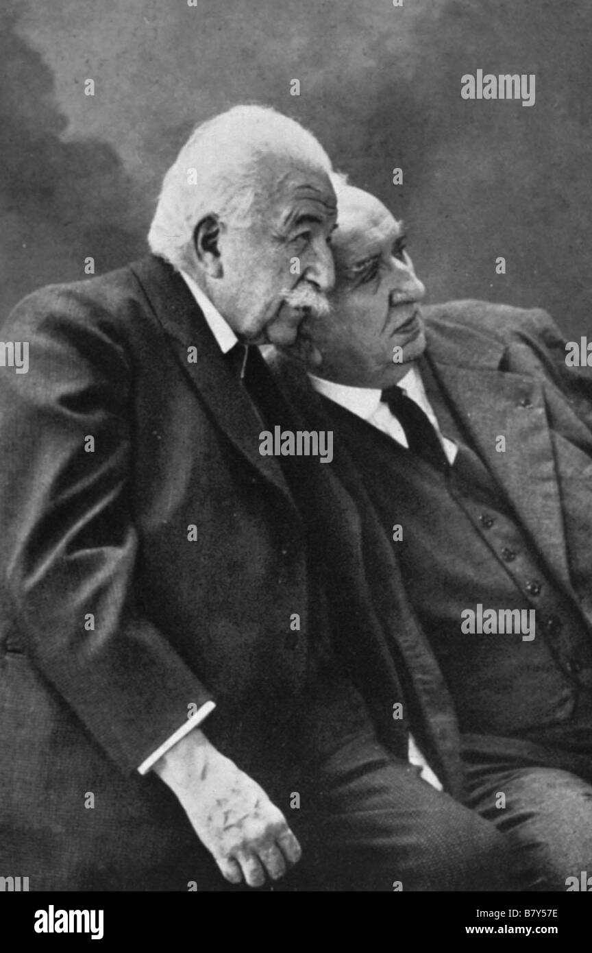 Louis et Auguste Lumière Stock Photo