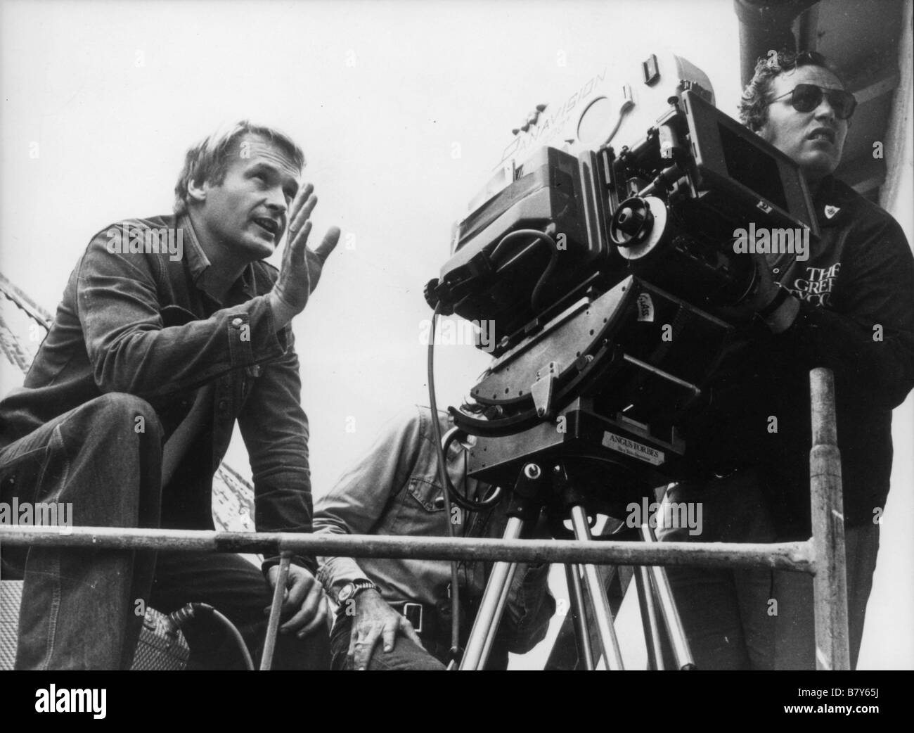 The Shout  Year : 1978 UK Director : Jerzy Skolimowski Jerzy Skolimowski Shooting picture Stock Photo
