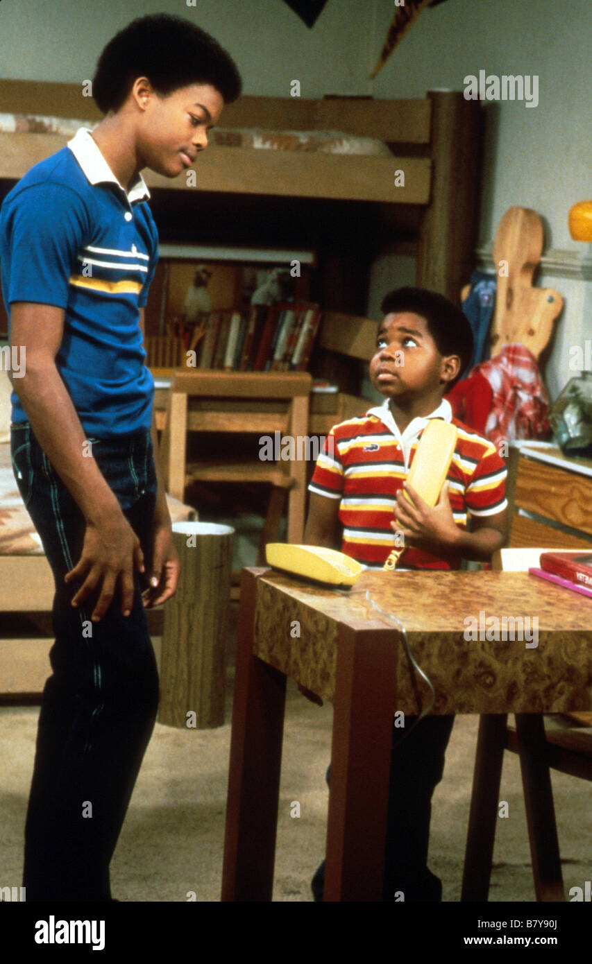 Arnold et Willy Diff'rent Strokes  Year: 1978 - [TV-Series 1978-1986] usa Todd Bridges, Gary Coleman Created by Jeff Harris Bernie Kukoff Stock Photo