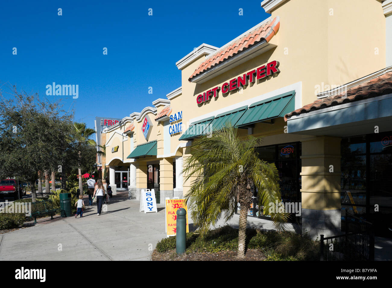 Typical Shops and Restaurants on International Drive, Orlando, Central