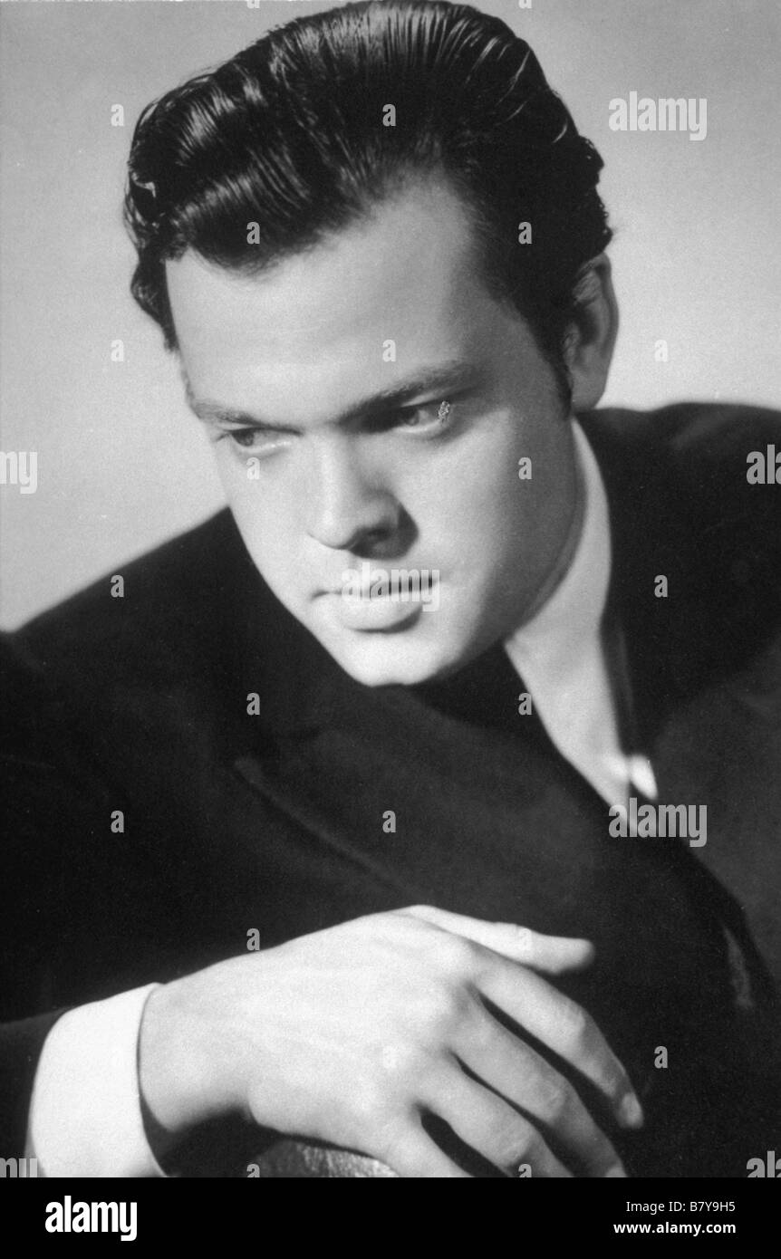 Portrait of Orson Welles (1915-1985),  American actor and director Stock Photo