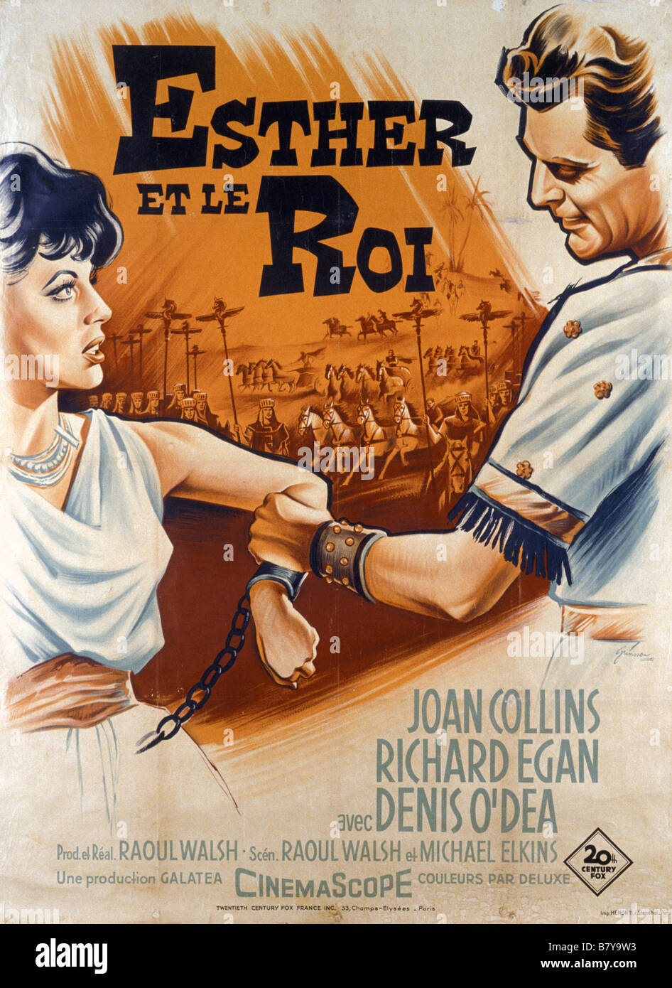 Esther et le roi Esther and the King  Year: 1960 USA Affiche , Poster  Director: Raoul Walsh Mario Bava Stock Photo