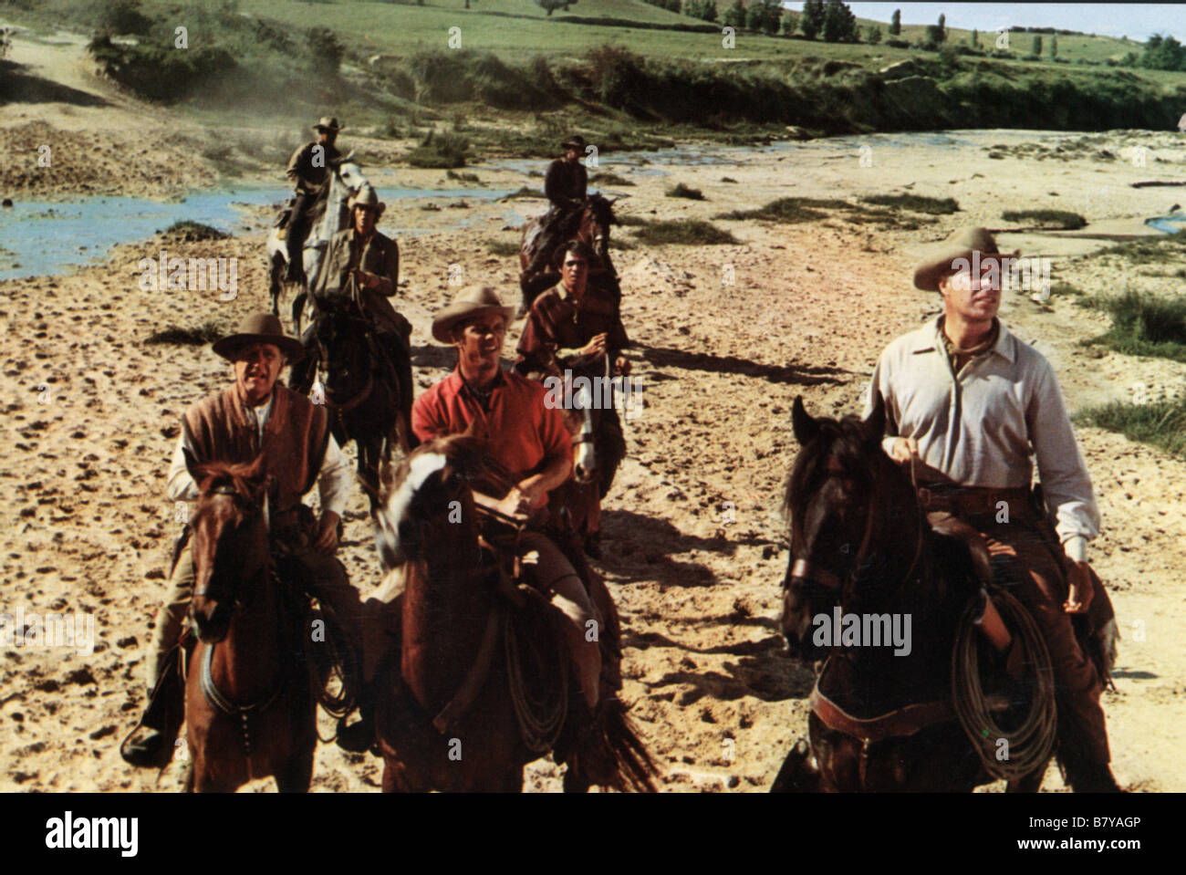 Guns of the Magnificent Seven  Year: 1969 USA Director: Paul Wendkos Monte Markham , George Kennedy Stock Photo