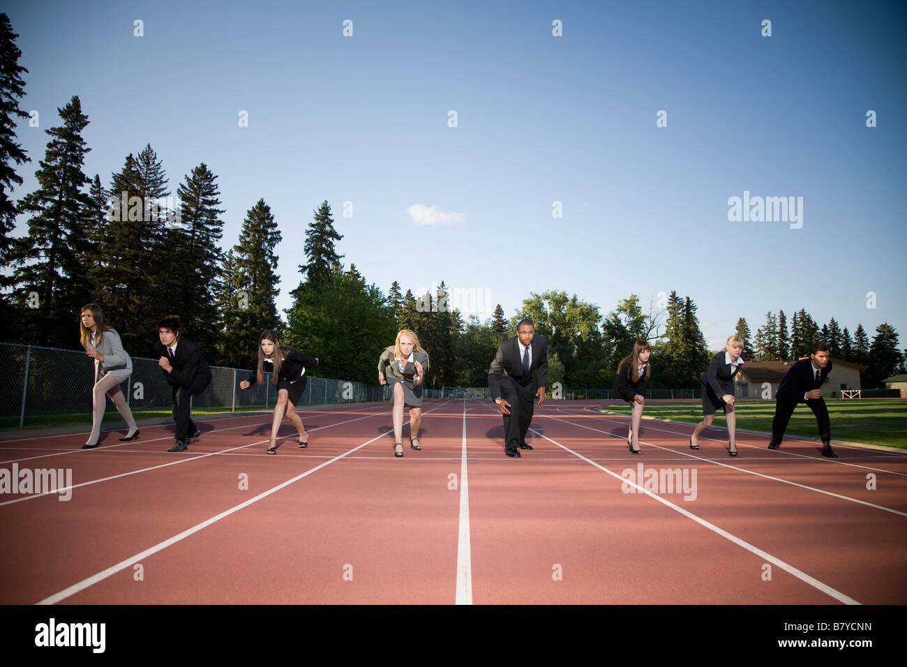 Posed Group People Suits High Resolution Stock Photography and Images ...