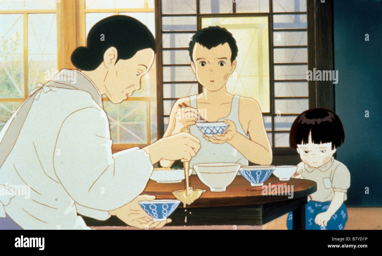 GRAVE OF THE FIREFLIES, 1988 (HOTARU NO HAKA), directed by ISAO TAKAHATA.  Copyright SHINCHOSHA COMPANY/STUDIO GHIBLI. - Album alb9311694