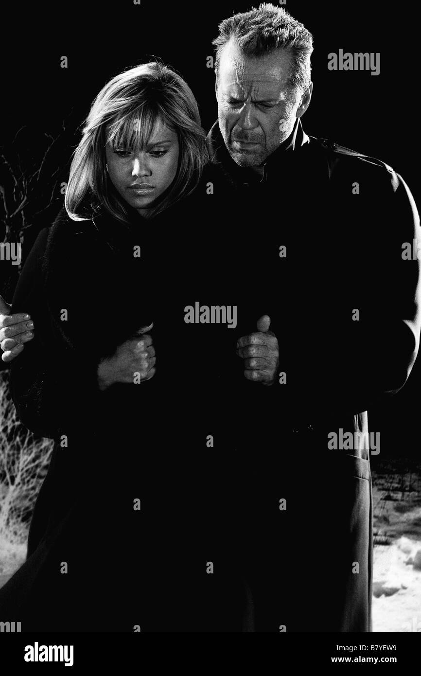 Sin City  Year: 2005 USA Bruce Willis , Jessica Alba  Director: Frank Miller Robert Rodriguez Stock Photo