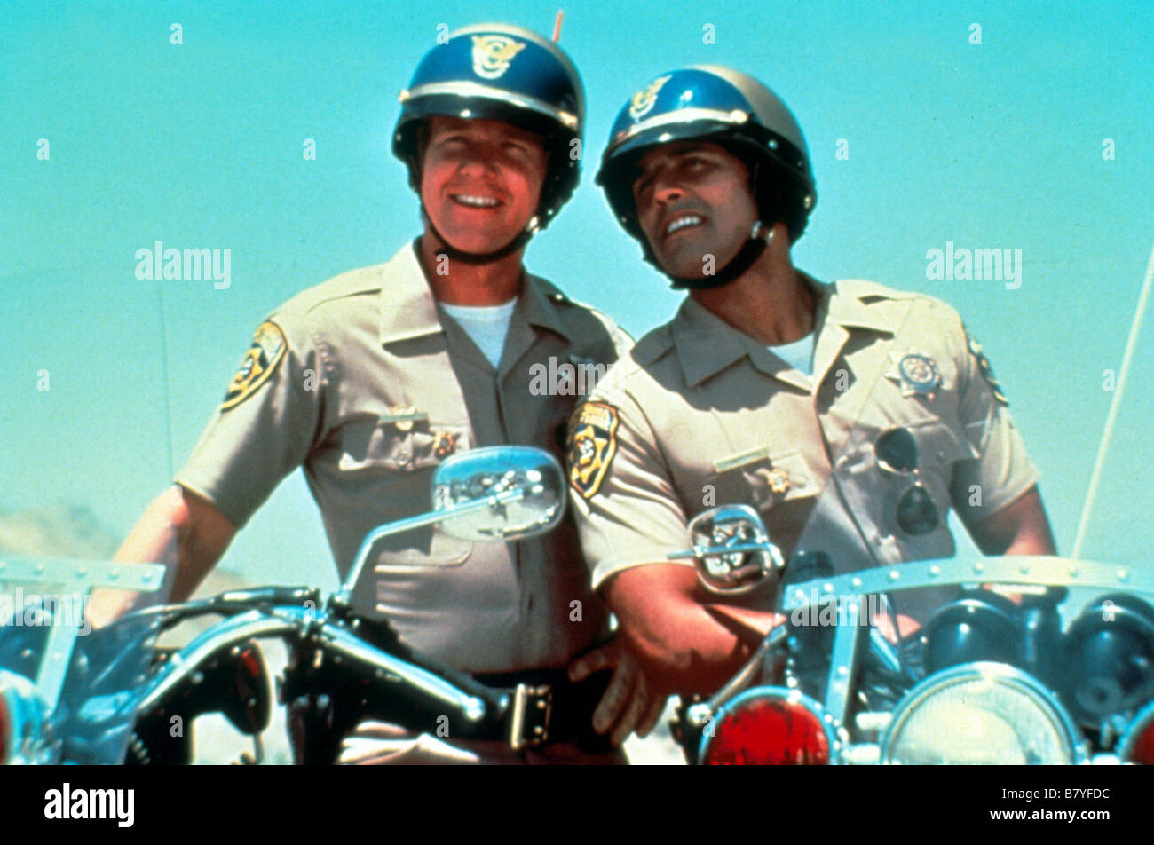 Chips CHiPs  Year: 1977 - [TV-Series 1977-1983] usa Larry Wilcox , Erik Estrada  Created by Rick Rosner Stock Photo