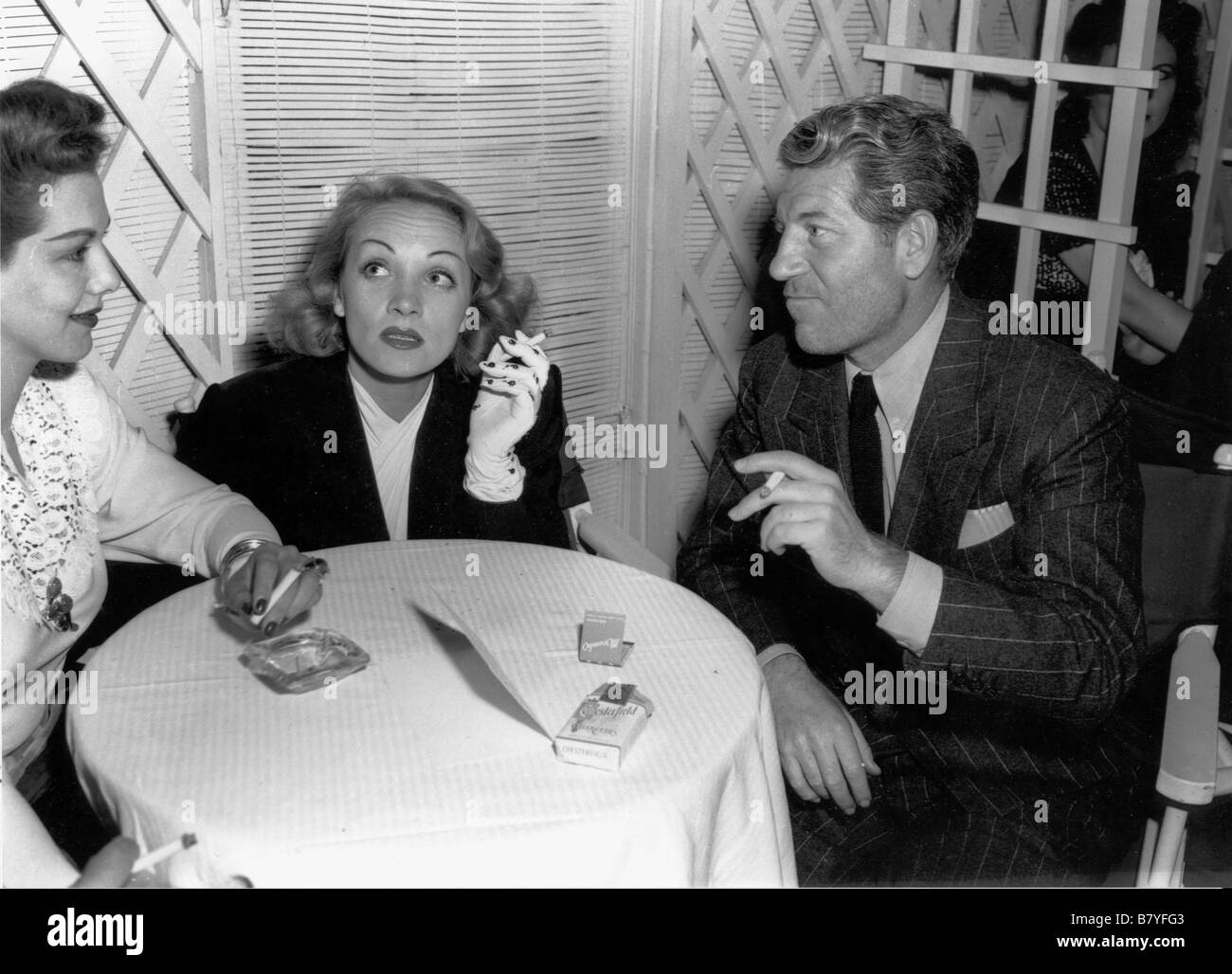 Jean Gabin Marlene Dietrich, Jean Gabin Stock Photo