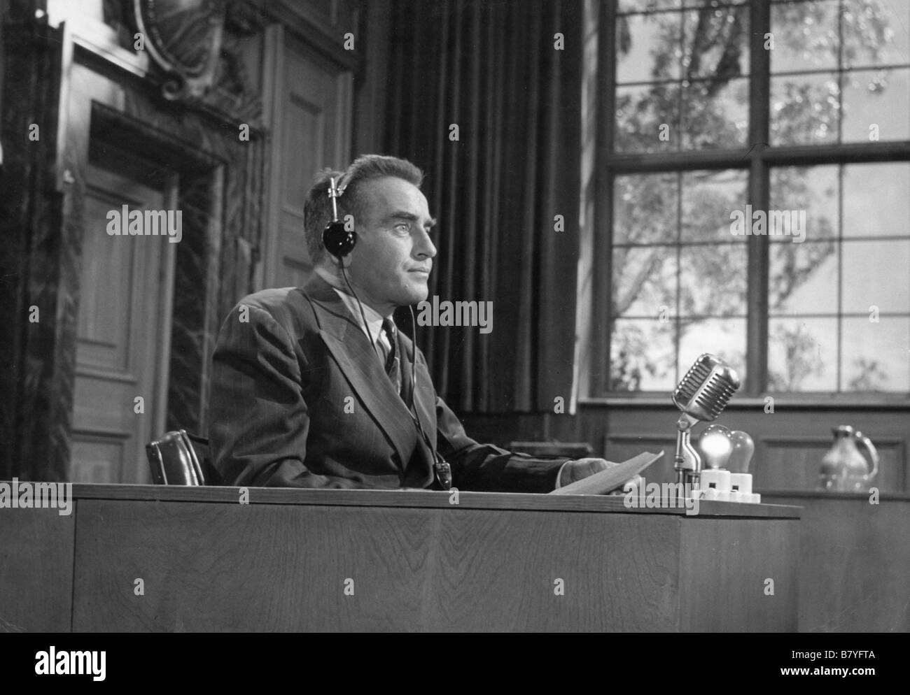 Judgment at Nuremberg Year: 1961 USA Director: Stanley Kramer Montgomery Clift Stock Photo