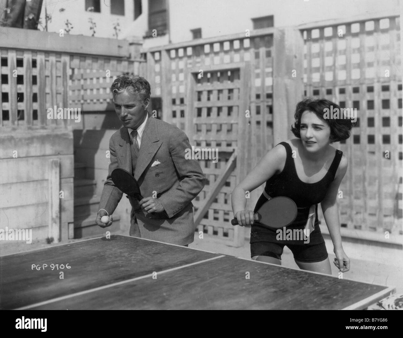 Charles Chaplin - et Bebe Daniel Stock Photo - Alamy